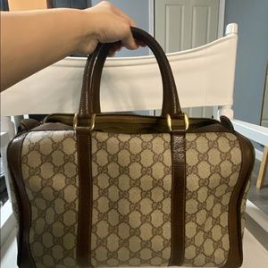 Vintage Gucci Boston Bag * RARE FIND